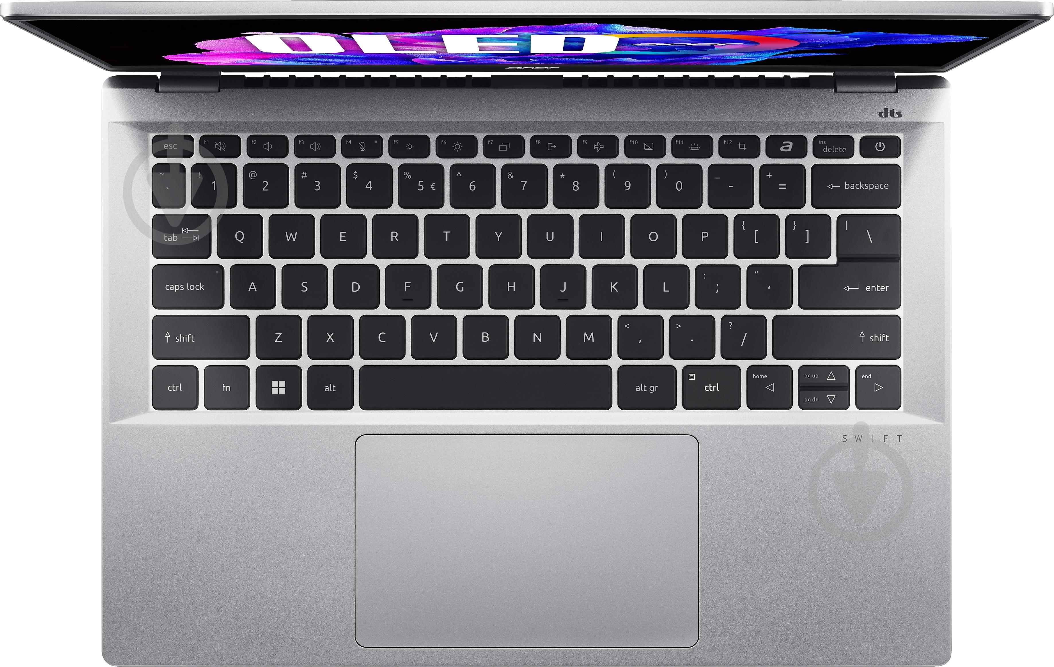 Ноутбук Acer Swift Go 14 SFG14-72 14" (NX.KP0EU.003) pure silver - фото 5 Ноутбук Acer Swift Go 14 SFG14-72 14" (NX.KP0EU.003) pure silver - фото 5