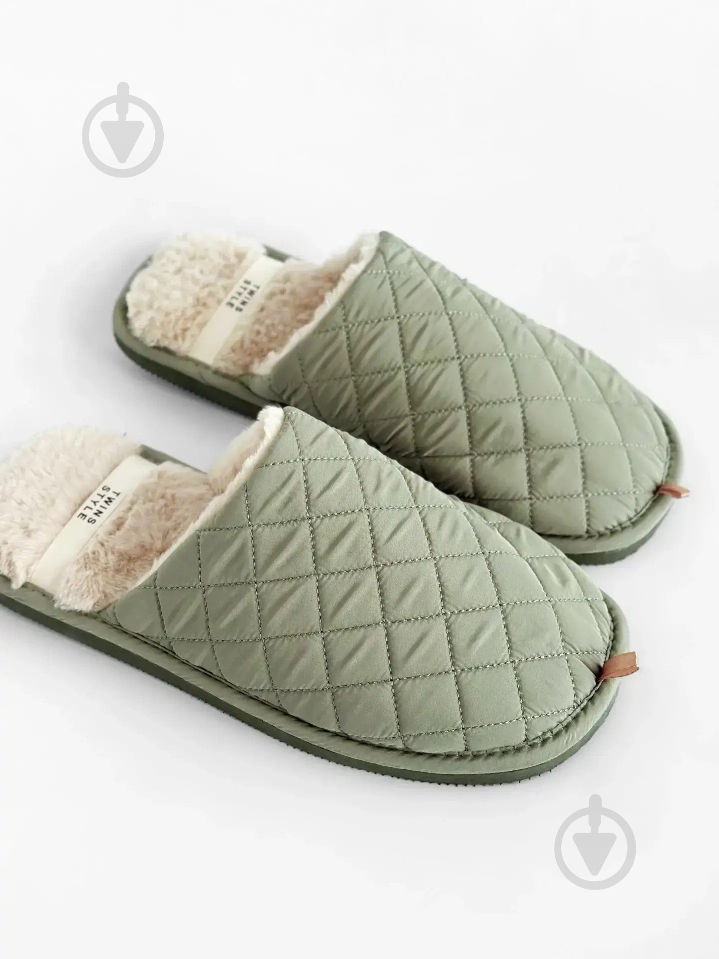 Тапки домашние Twins HS-LUX стеганные 15882 р.42/43 темно-зеленый - фото 5 Тапки домашние Twins HS-LUX стеганные 15882 р.42/43 темно-зеленый - фото 5