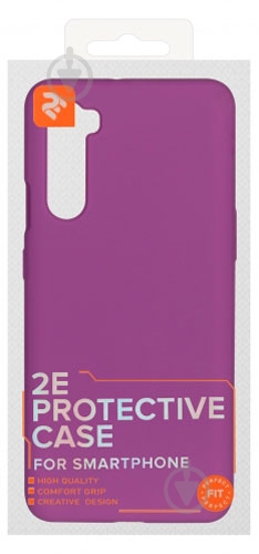 Чехол 2E для OnePlus Nord (AC2003), Solid Silicon, Purple - фото 3