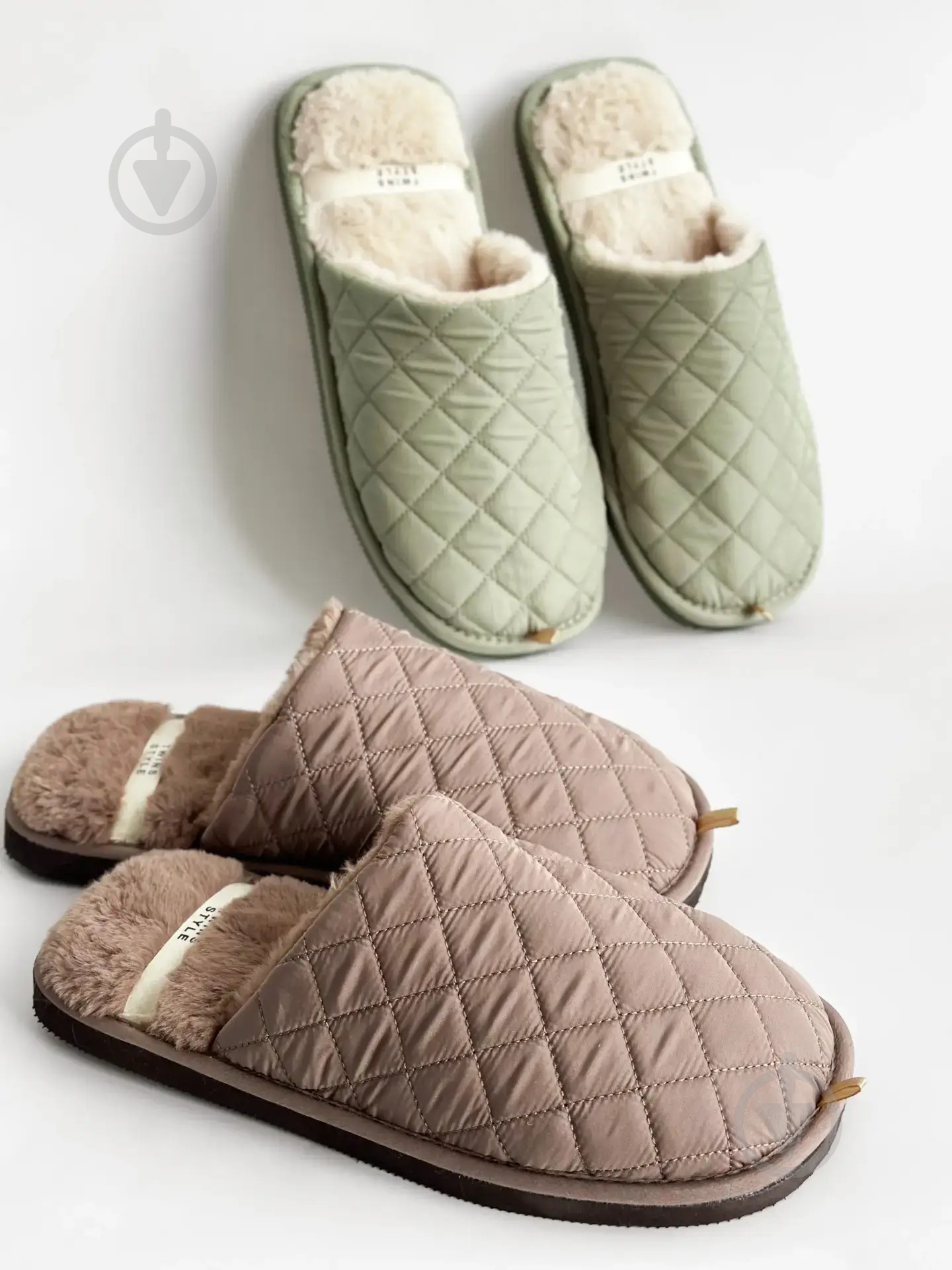 Тапки домашние Twins HS-LUX стеганные 15883 р.44/45 темно-зеленый - фото 8 Тапки домашние Twins HS-LUX стеганные 15883 р.44/45 темно-зеленый - фото 8