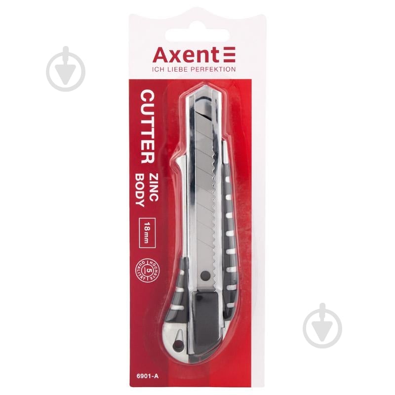 Ніж канцелярський Axent 18 мм 6901-А - фото 3