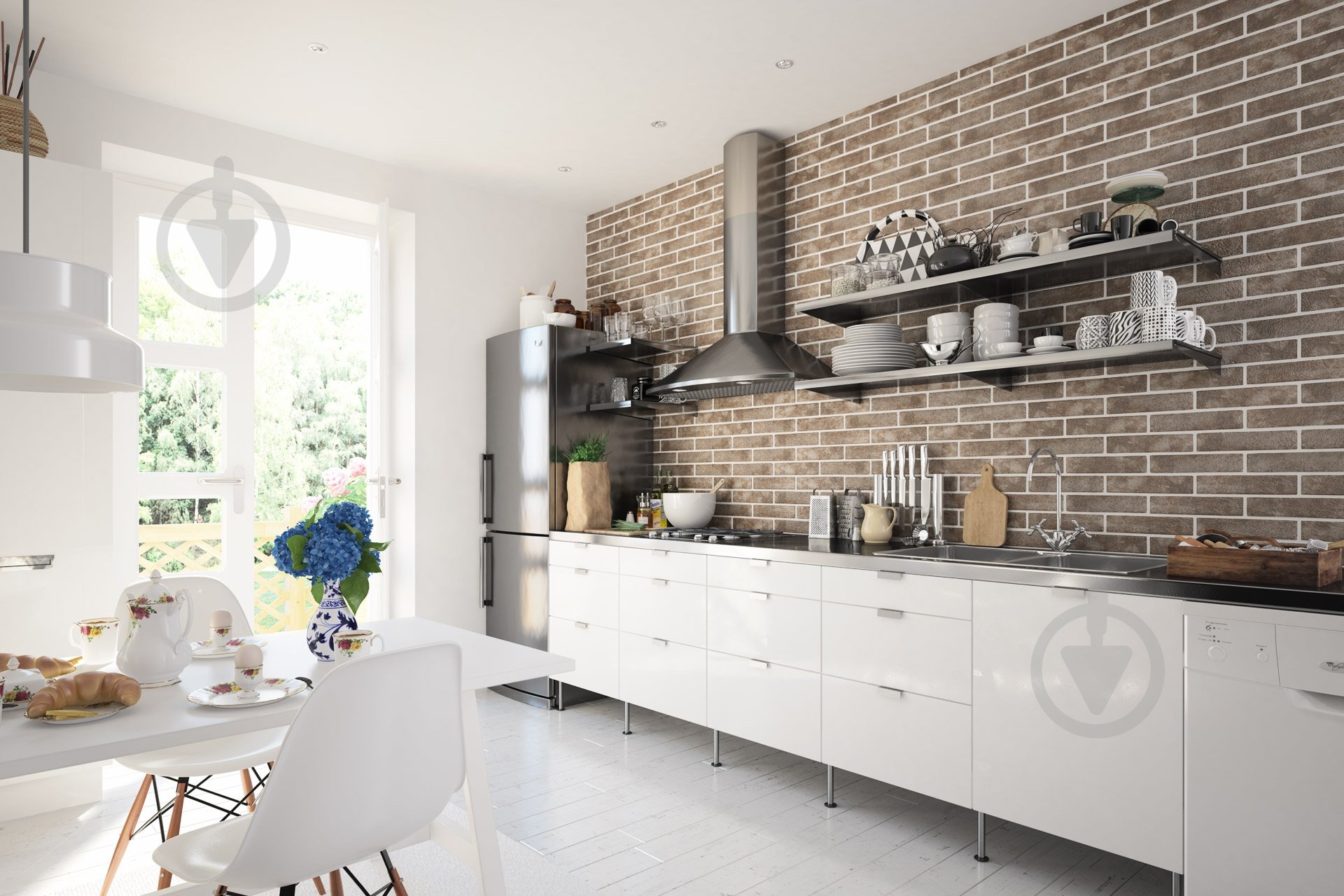 Плитка Golden Tile BrickStyle Baker Street beige 221020 6x25 см - фото 13