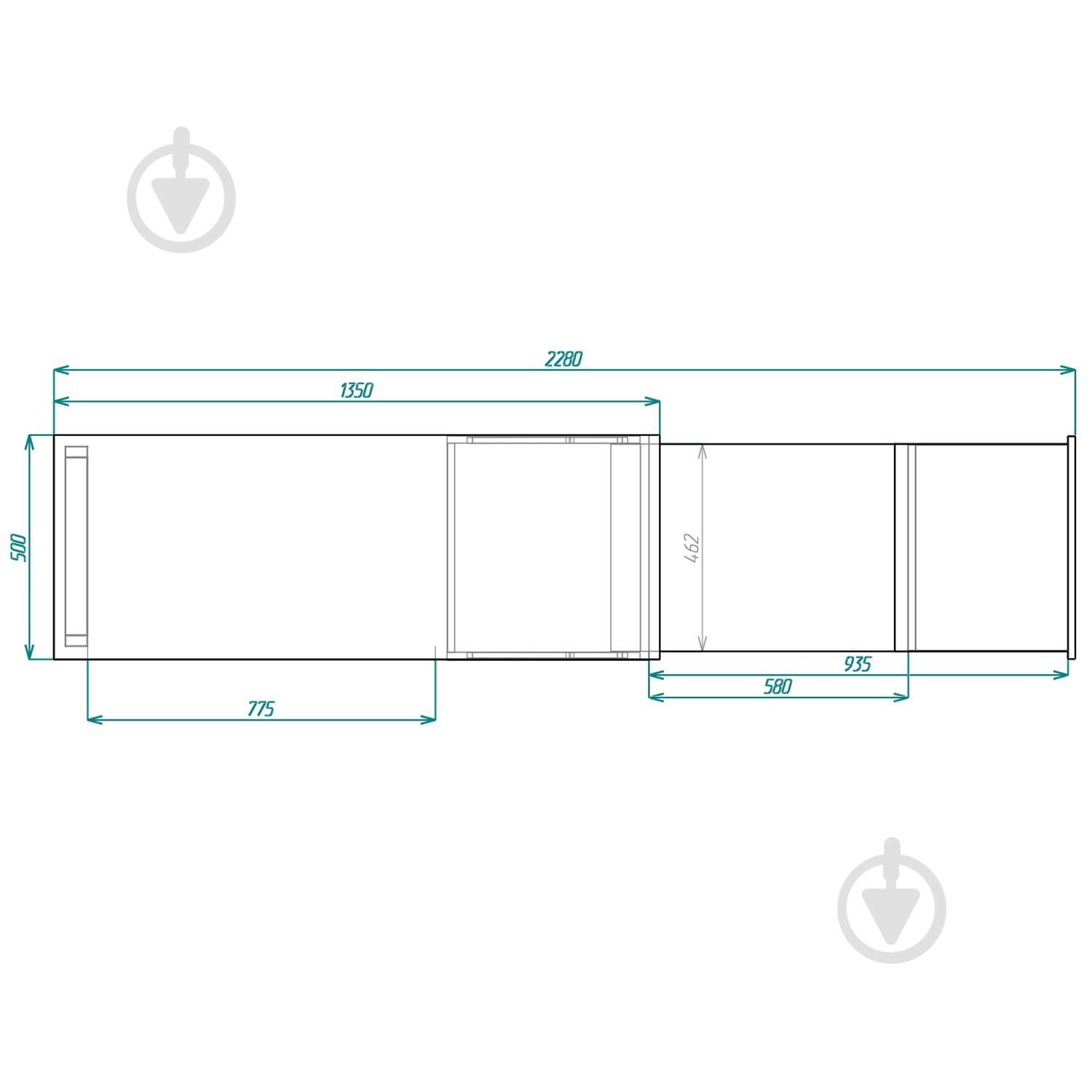 Стіл Knap Knap трансформер письмовий поворотний Hobana+Jumbo Ш2 770х1350х500 мм білий/білий (S201020201 ) - фото 9 Стіл Knap Knap трансформер письмовий поворотний Hobana+Jumbo Ш2 770х1350х500 мм білий/білий (S201020201 ) - фото 9