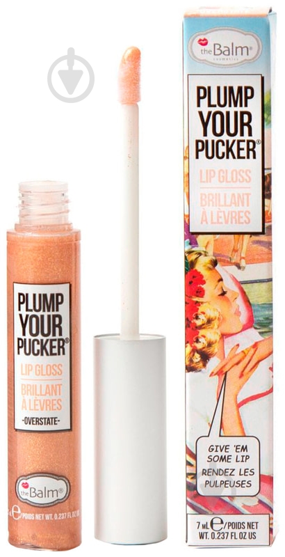 Блиск для губ theBalm Plump Your Pucker Overstate 7 мл - фото 2