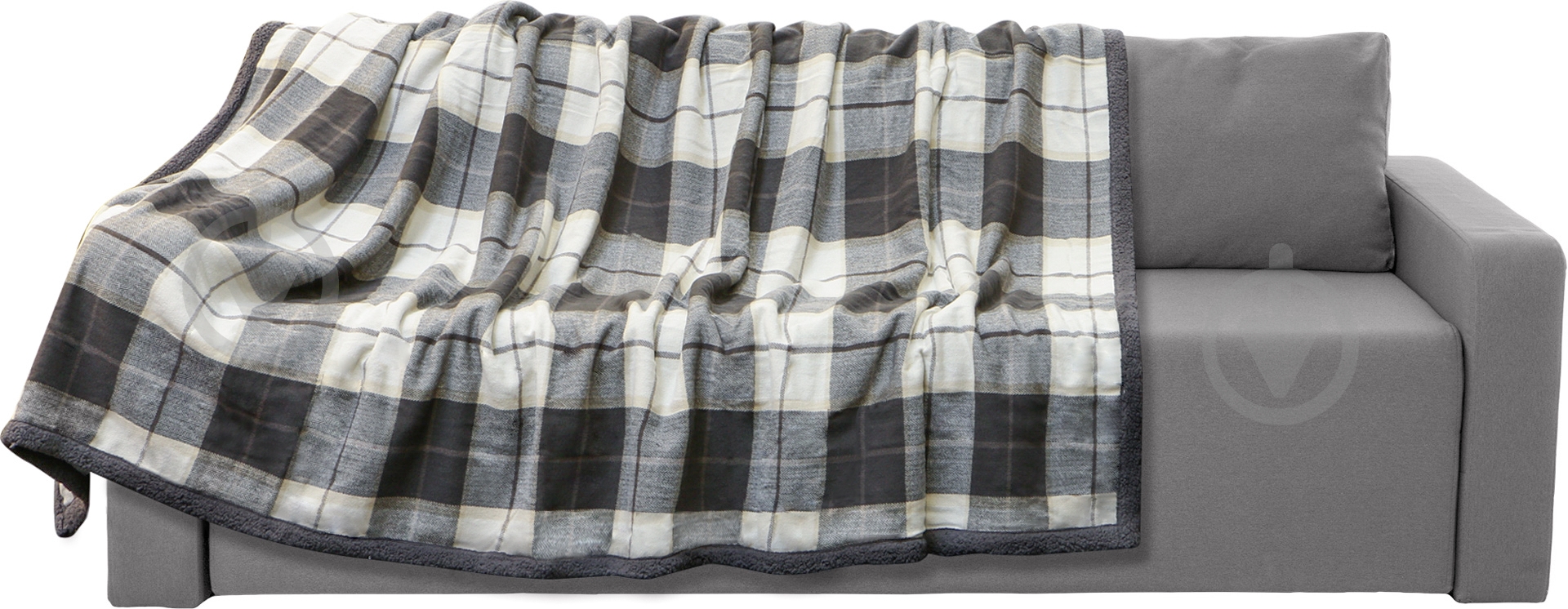 Плед Холмс 220x240 см бежевый La Nuit - фото 1