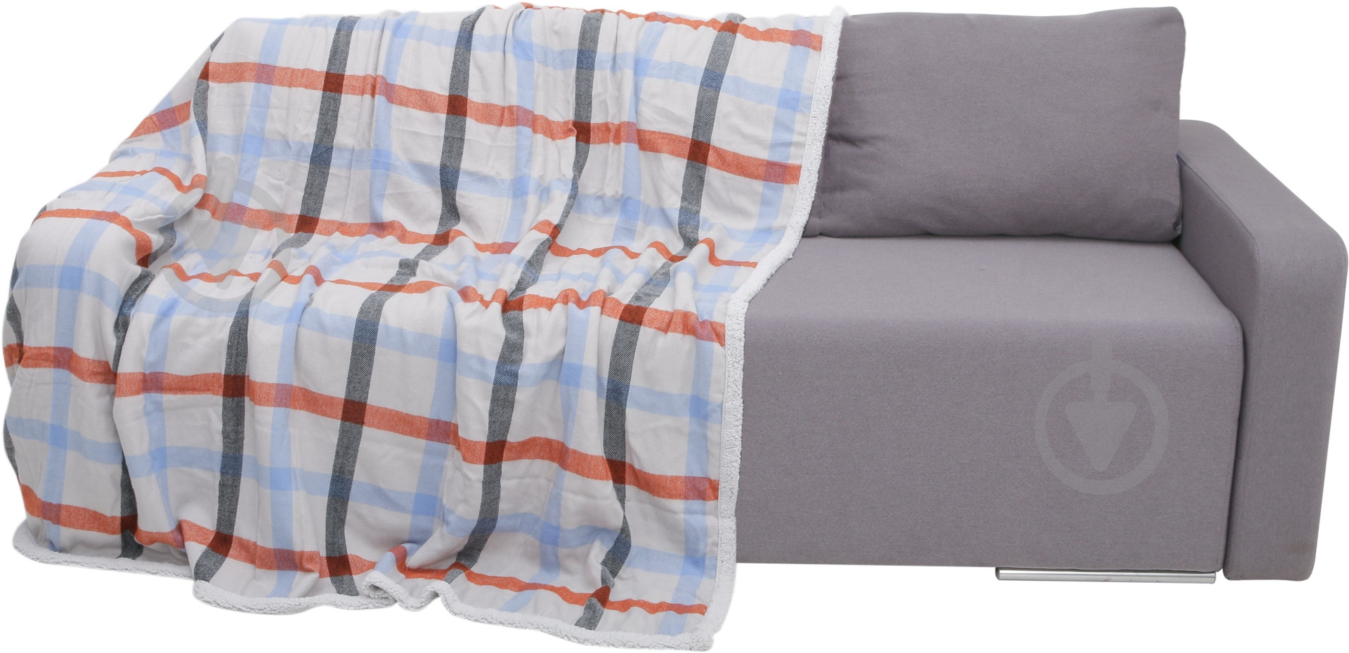 Плед Холмс 220x240 см серый La Nuit - фото 1