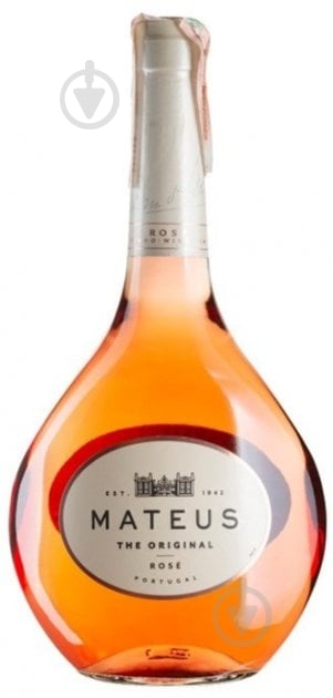 Вино Sogrape Vinhos Mateus Rose Sogrape Vinhos Розовое Полусухое 11% (5601012011500) 0,75 л - фото 1