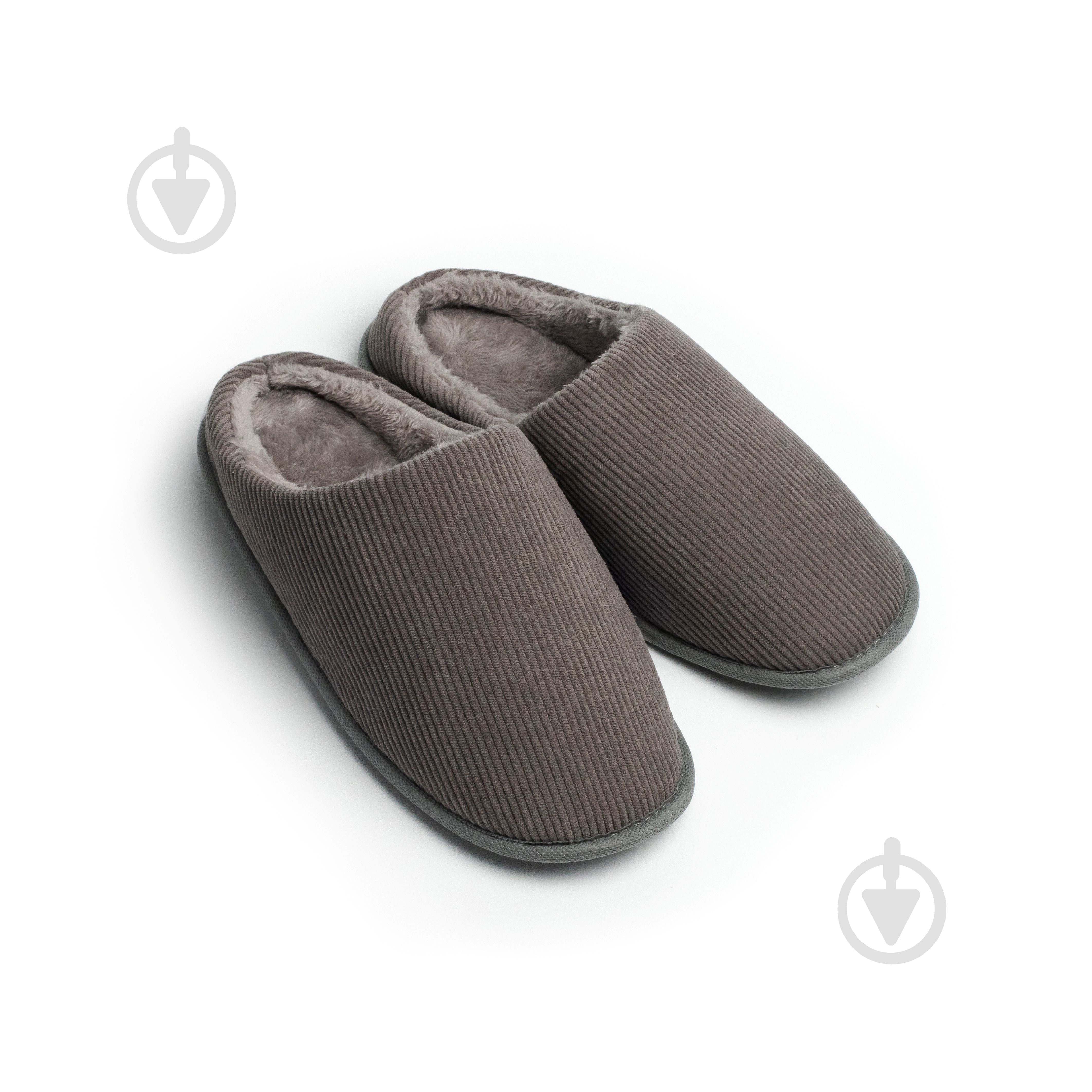 Тапки домашние Twins Velvet 15891 р.42/43 серый - фото 1 Тапки домашние Twins Velvet 15891 р.42/43 серый - фото 1