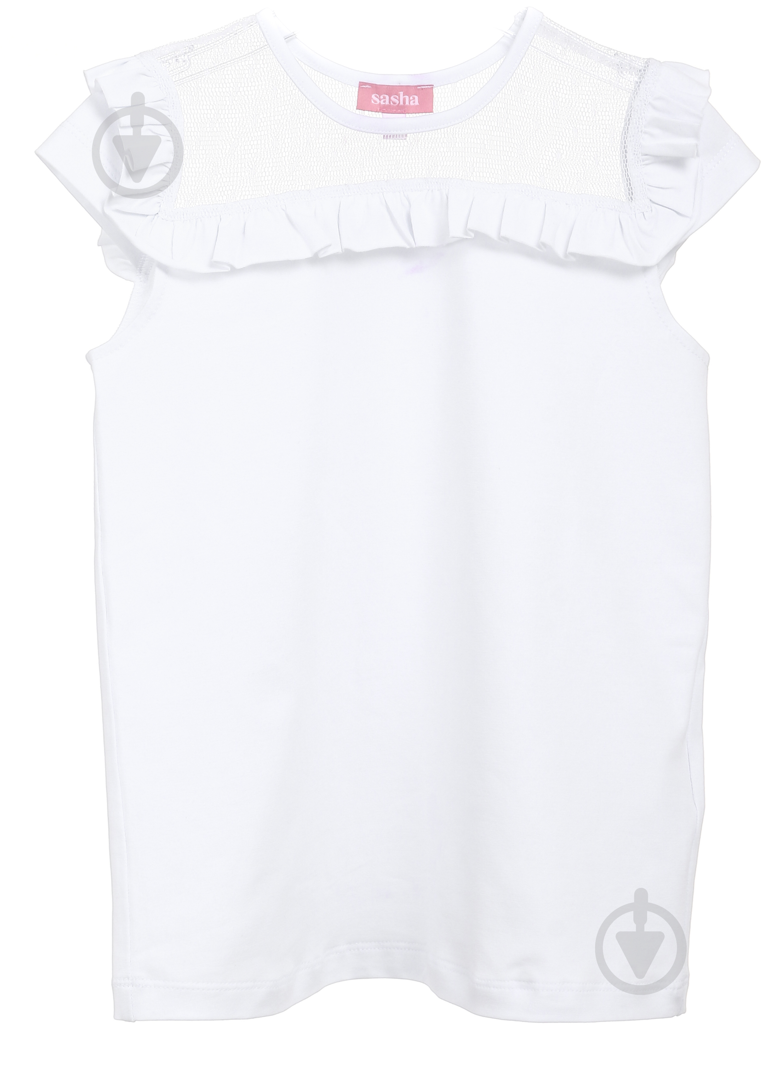 Блуза Sasha р.140 белый 0011 - фото 1