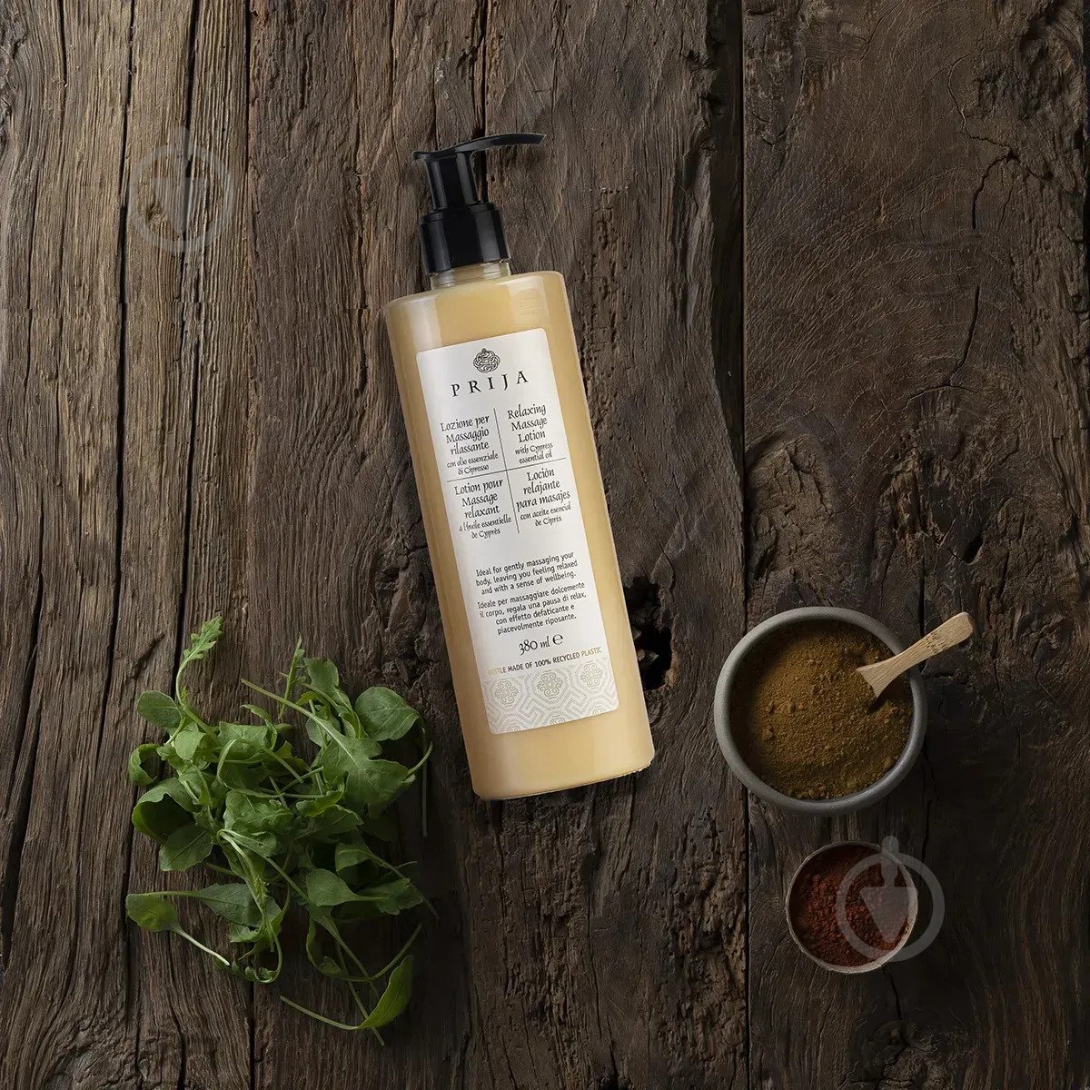 Лосьон PRIJA для массажа с маслом кипариса 380 мл - фото 5