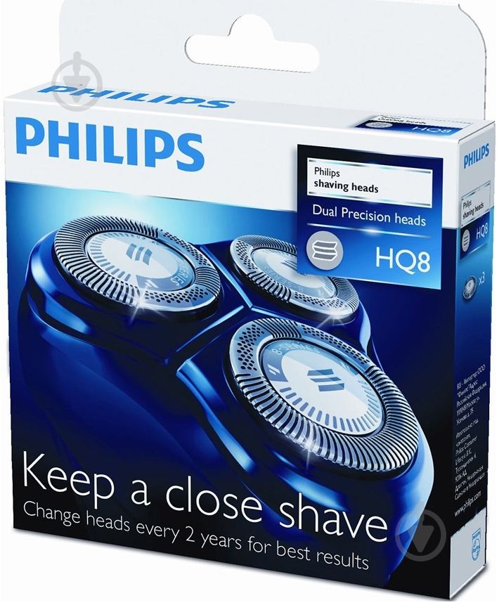 Бритвенный режущий блок Philips HQ8/50 - фото 3 Бритвенный режущий блок Philips HQ8/50 - фото 3