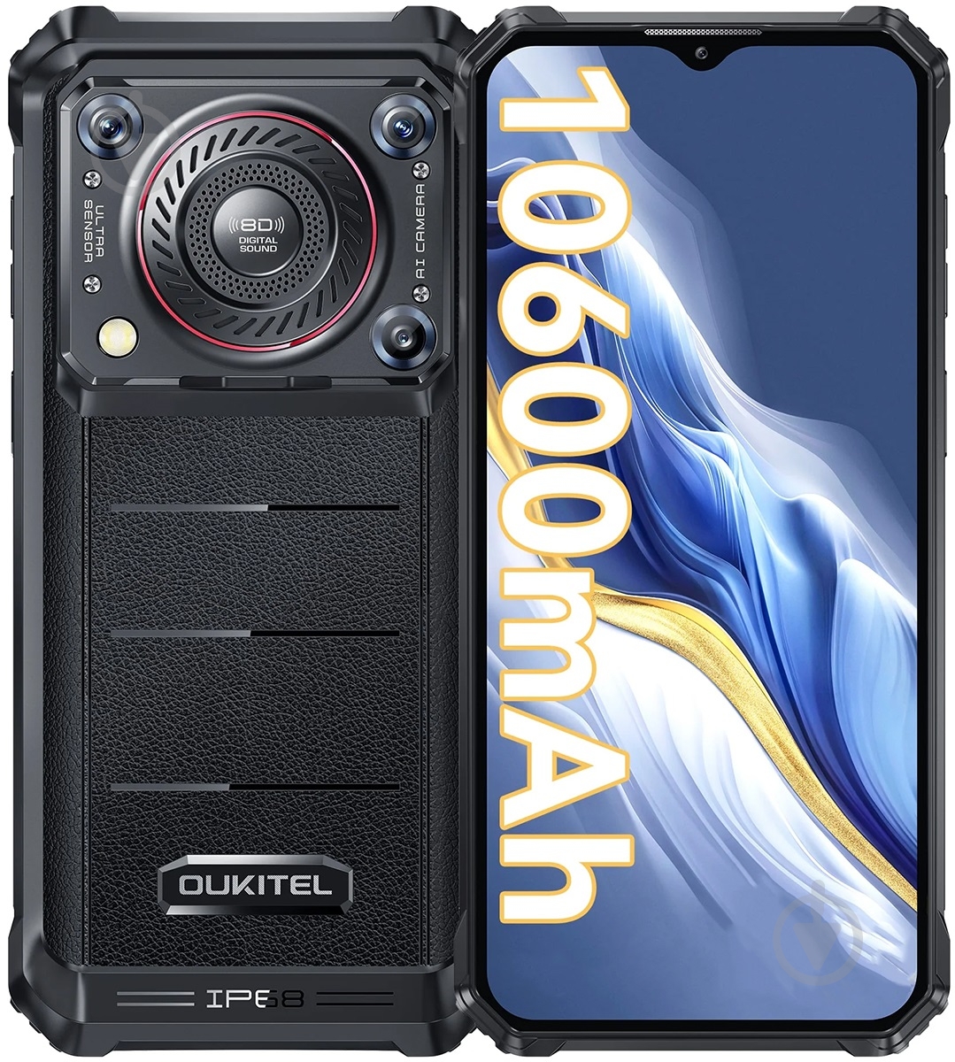 Смартфон Oukitel WP36 8/128GB black (6931940752176) - фото 1 Смартфон Oukitel WP36 8/128GB black (6931940752176) - фото 1