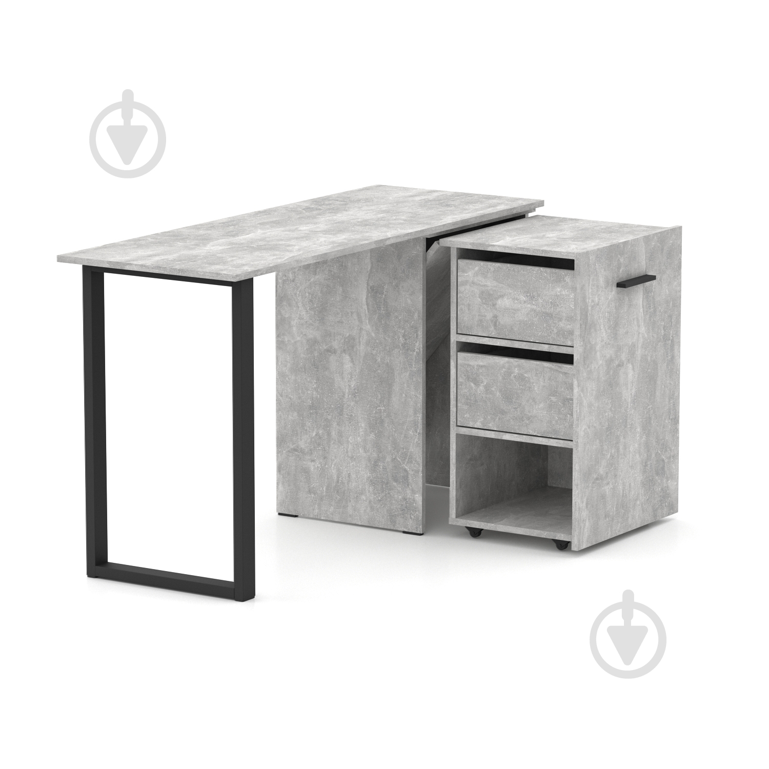 Стіл Knap Knap трансформер письмовий поворотний Hobana+Jumbo Ш2 770х1350х500 мм ательє світле/ательє світлий (S201020210 ) - фото 3 Стіл Knap Knap трансформер письмовий поворотний Hobana+Jumbo Ш2 770х1350х500 мм ательє світле/ательє світлий (S201020210 ) - фото 3