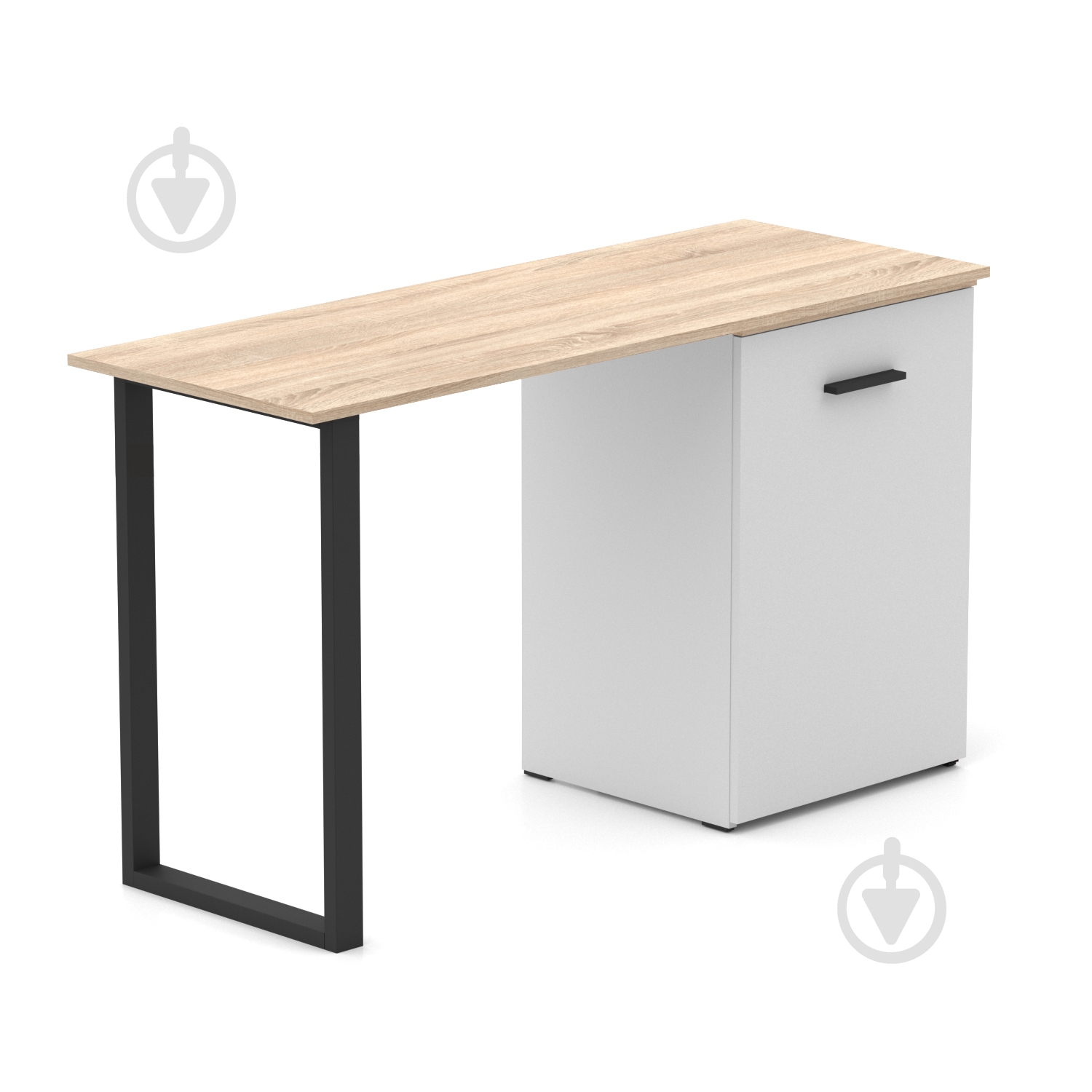Стіл Knap Knap трансформер письмовий поворотний Hobana+Jumbo Ш2 770х1350х500 мм білий/дуб сонома (S201020221 ) - фото 4 Стіл Knap Knap трансформер письмовий поворотний Hobana+Jumbo Ш2 770х1350х500 мм білий/дуб сонома (S201020221 ) - фото 4