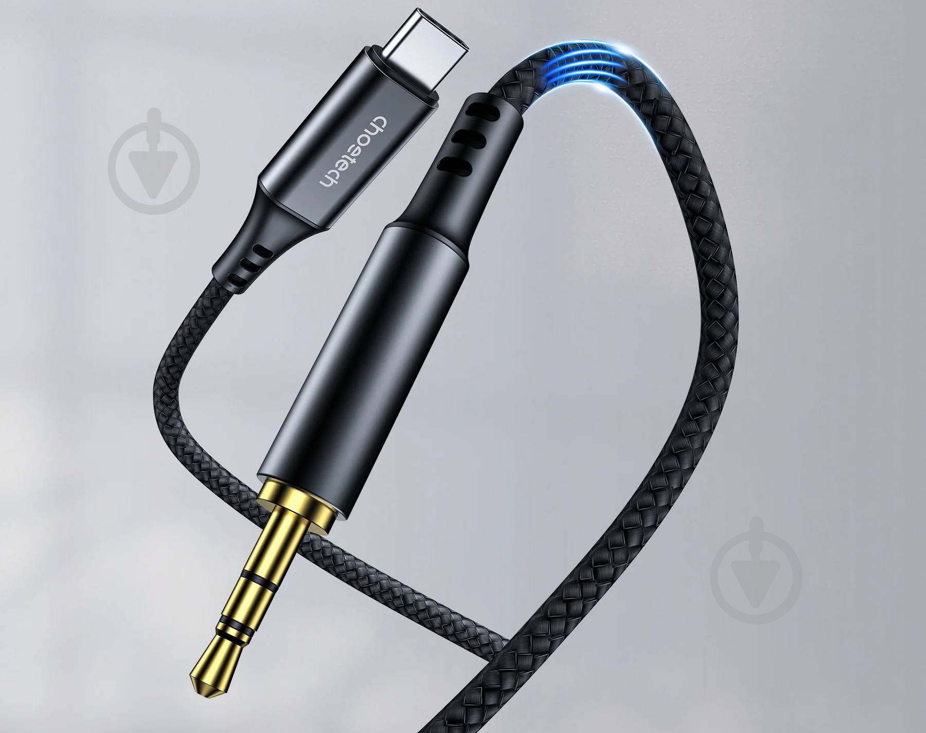 Кабель акустичний Choetech 1 м чорний (AUX006) - фото 3 Кабель акустичний Choetech 1 м чорний (AUX006) - фото 3