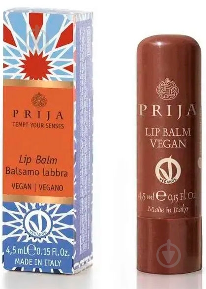 Бальзам для губ PRIJA Vegan 4,5 мл - фото 1 Бальзам для губ PRIJA Vegan 4,5 мл - фото 1