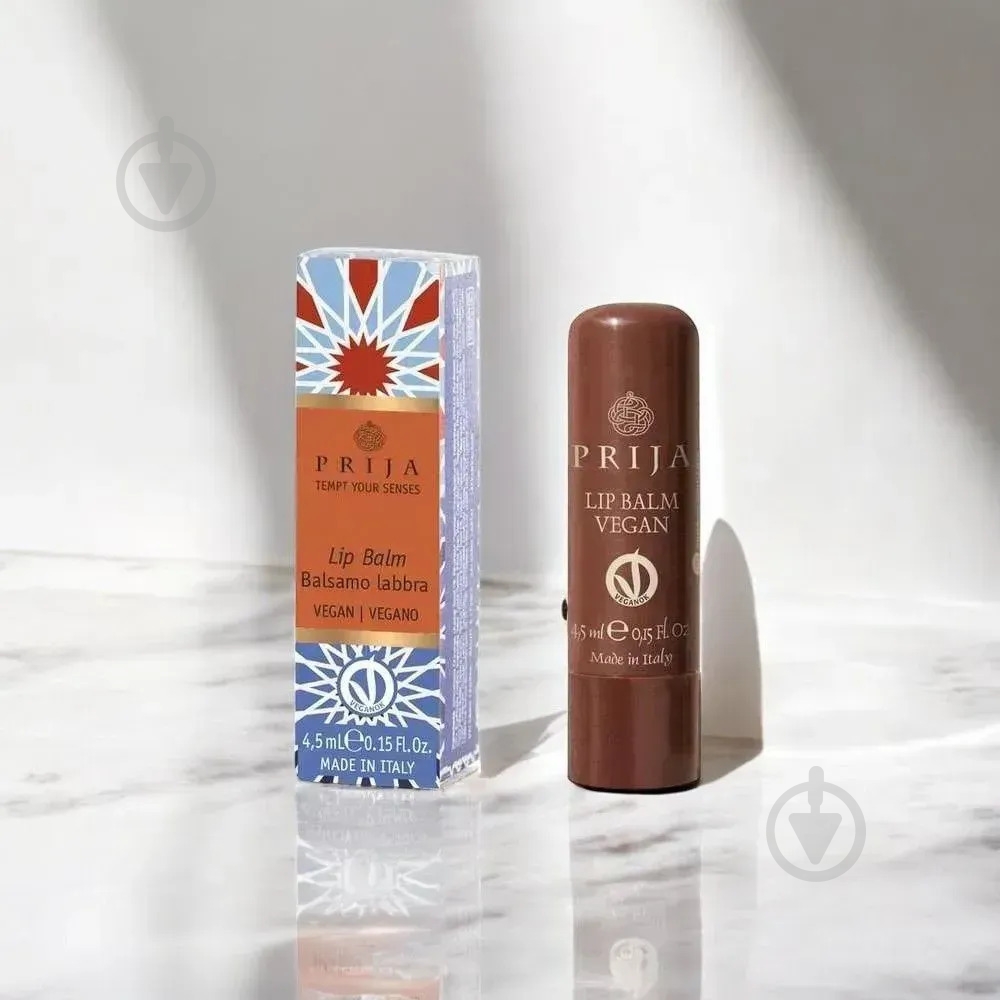 Бальзам для губ PRIJA Vegan 4,5 мл - фото 2 Бальзам для губ PRIJA Vegan 4,5 мл - фото 2