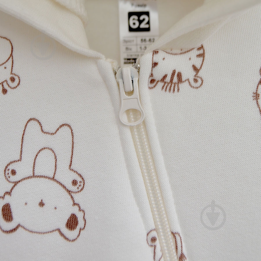 Комбинезон унисекс Blanka Африка р.68-74 бежевый 110871 - фото 3