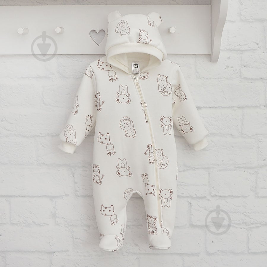 Комбинезон унисекс Blanka Африка р.56-62 бежевый 110871 - фото 2 Комбинезон унисекс Blanka Африка р.56-62 бежевый 110871 - фото 2