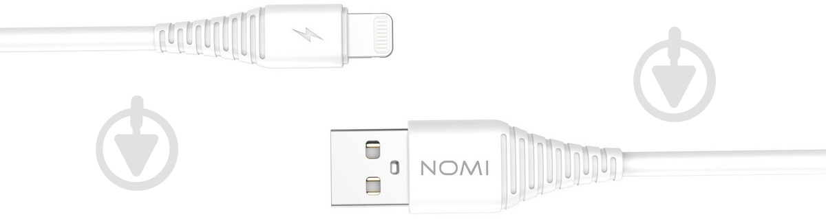 Кабель Nomi USB - Lightning DCBQ 10i 1 м white (712589) - фото 1