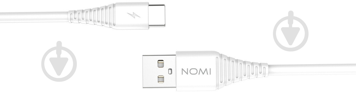 Кабель Nomi USB - USB Type-C DCBQ 10c 1 м white (712590) - фото 1