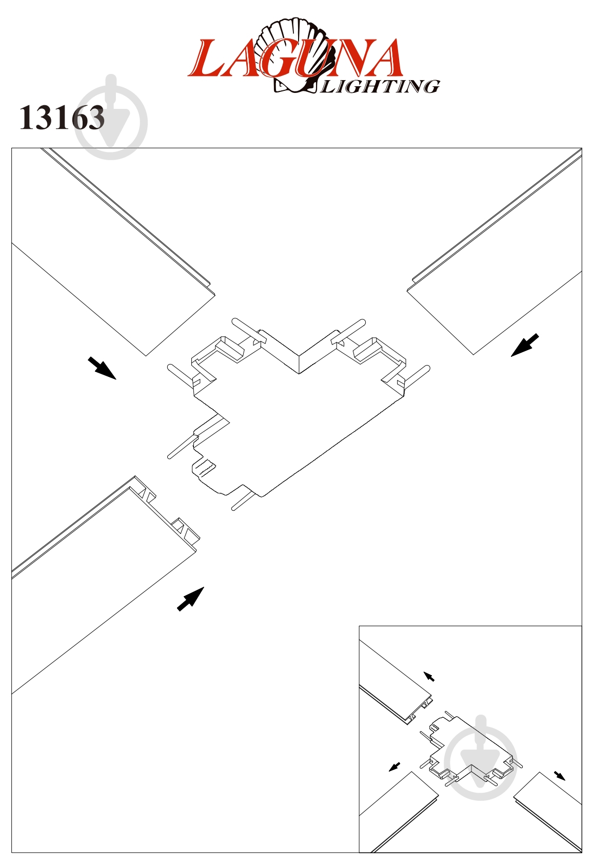 Соединитель Т-образное Laguna Lighting 13163 3,7 см черный - фото 2 Соединитель Т-образное Laguna Lighting 13163 3,7 см черный - фото 2