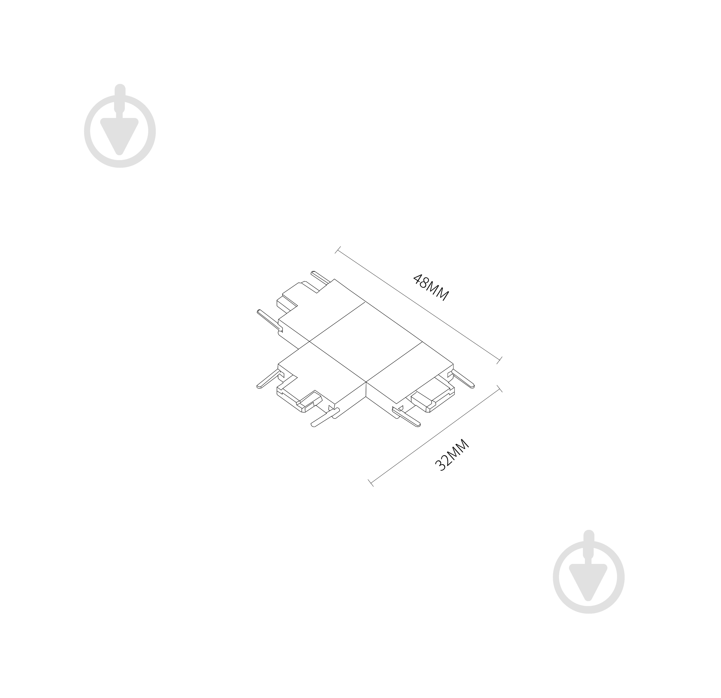 Соединитель Т-образное Laguna Lighting 13163 3,7 см черный - фото 3 Соединитель Т-образное Laguna Lighting 13163 3,7 см черный - фото 3