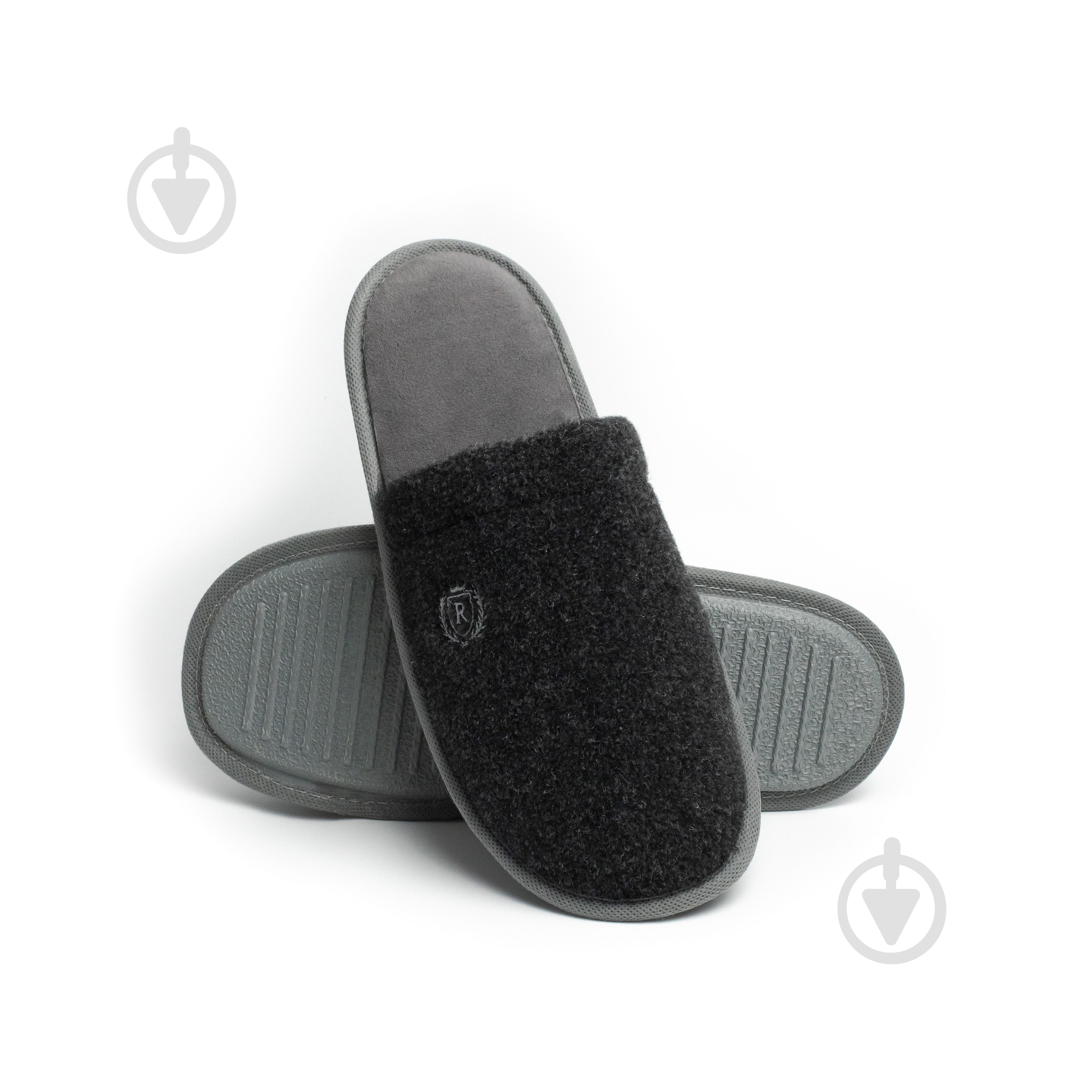 Капці домашні Twins Lama з вишивкою 15897 р.40/41 сірий із чорним - фото 2 Капці домашні Twins Lama з вишивкою 15897 р.40/41 сірий із чорним - фото 2