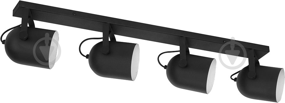ВИТРИНА! Спот TK Lighting Spectra 4x60 Вт Е27 черный/белый 2613 - фото 1