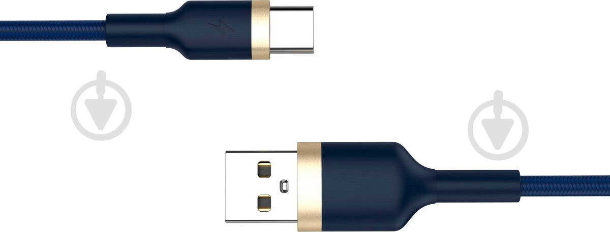 Кабель Nomi USB - USB Type-C DCTQ 10c 1 м Blue (712593) - фото 1