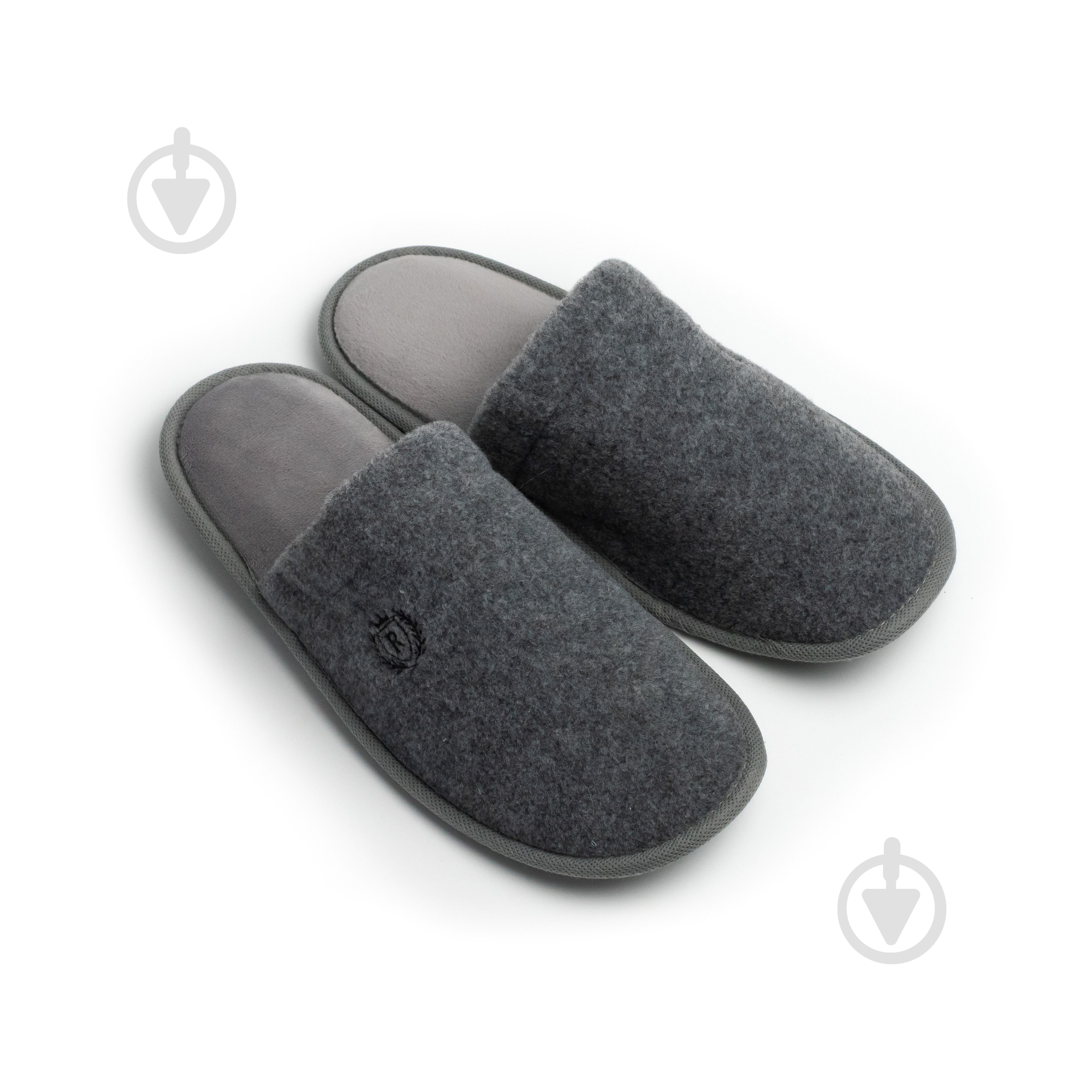 Капці домашні Twins Lama з вишивкою 15901 р.42/43 сірий - фото 1