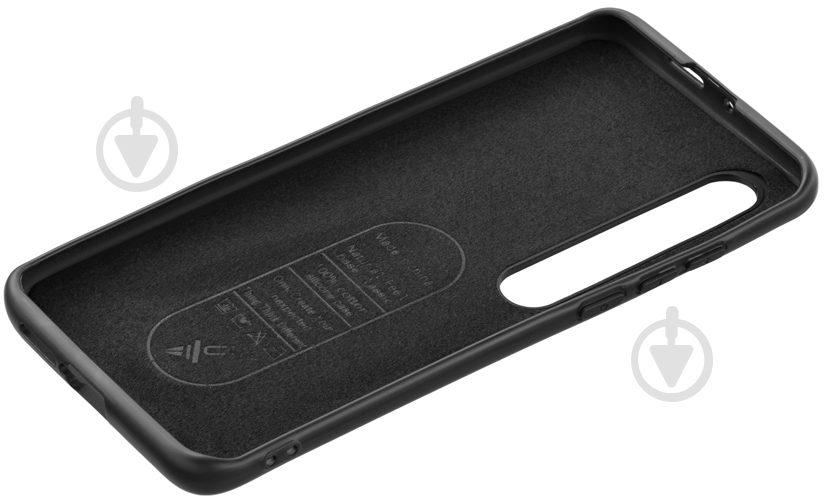 Чехол 2E Soft feeling Black для Xiaomi Mi 10 - фото 3
