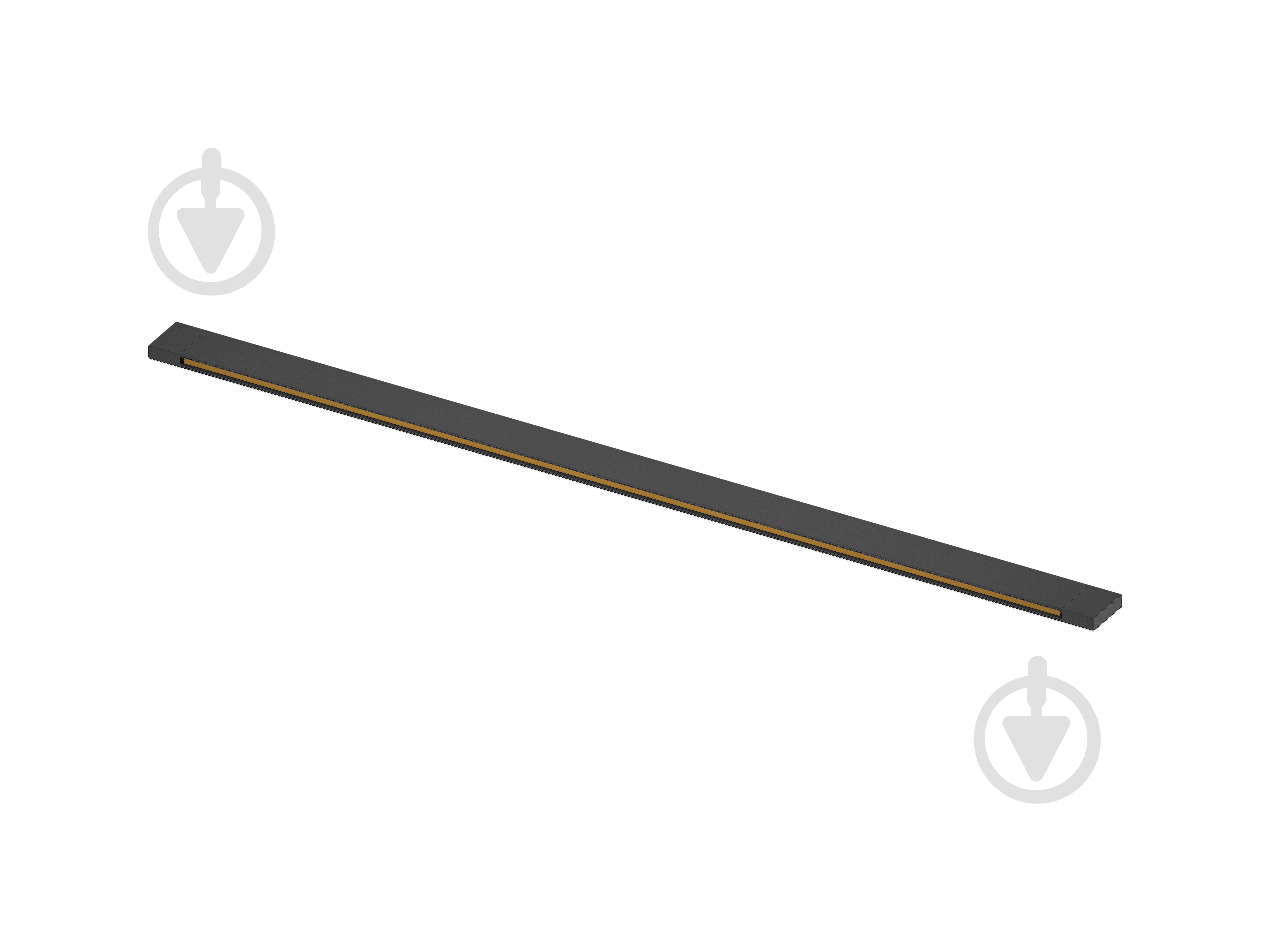 Шинопровод Laguna Lighting 13061 100 см черный - фото 1