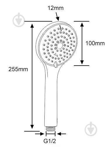 Лійка для душу Mixxen Irida MXIN0648 - фото 2