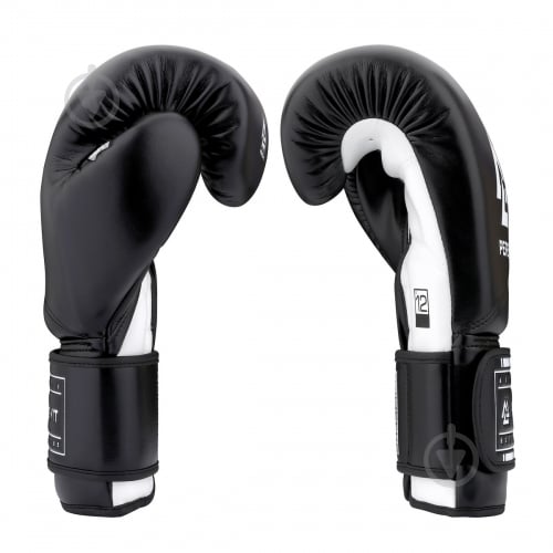Боксерские перчатки Peresvit 501303-102 18oz Precision gloves черный с белым - фото 2