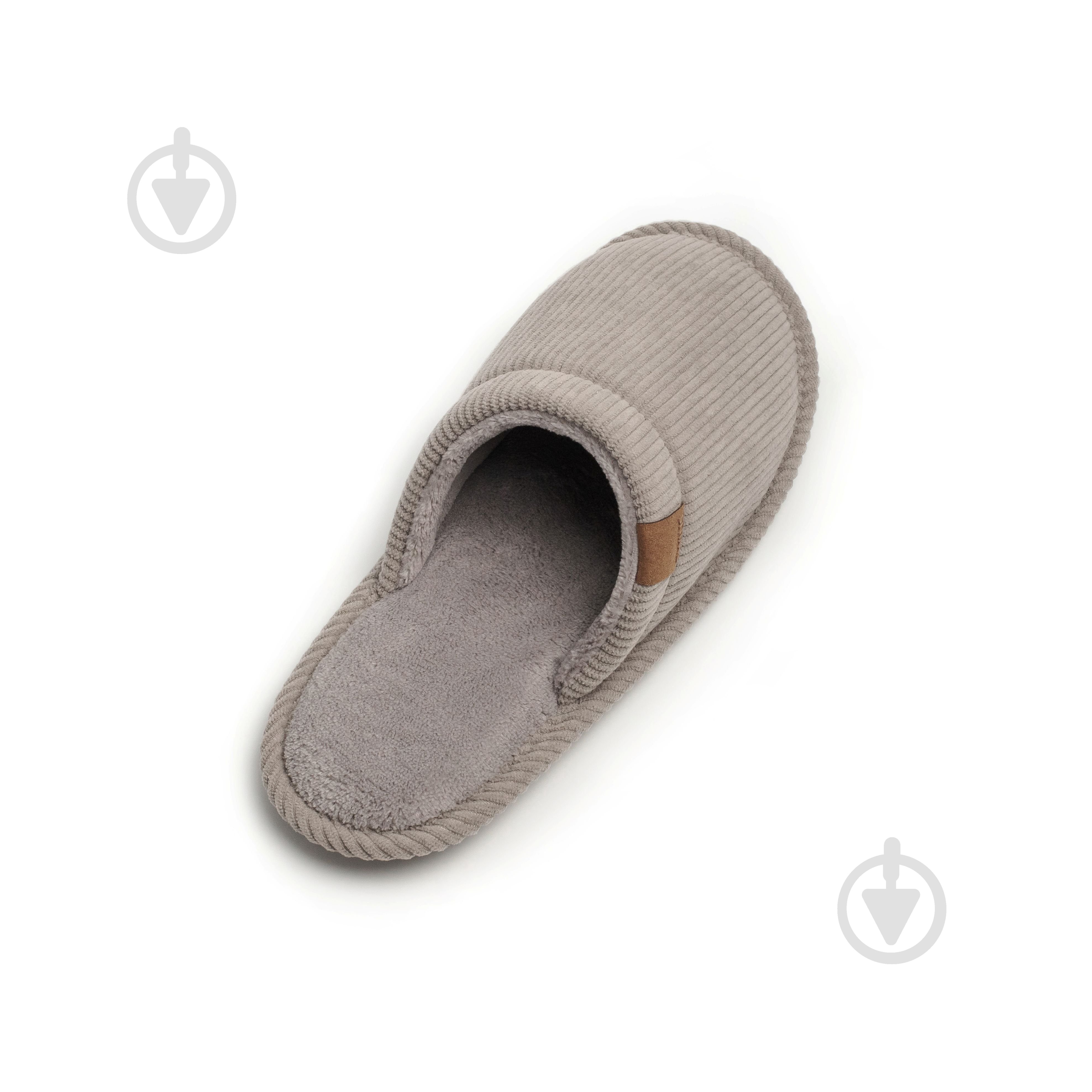 Тапки домашние Twins вельвет 15850 р.38/39 серый - фото 3 Тапки домашние Twins вельвет 15850 р.38/39 серый - фото 3