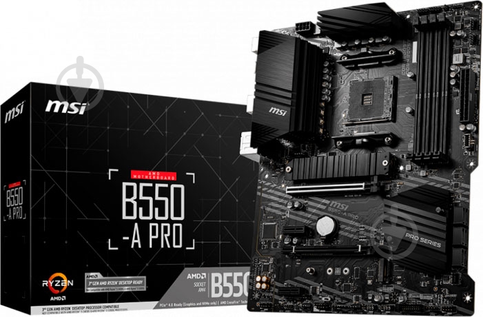Материнская плата MSI B550-A PRO (Socket AM4, AMD B550, ATX) - фото 5