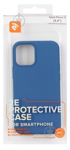 Чехол 2E для Apple iPhone 12 Mini (2E-IPH-12-OCLS-CB) cobalt blue - фото 3