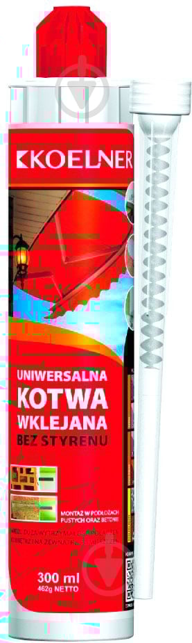 Химический анкер KEM-PSF 175 мл Koelner 175 мл - фото 1