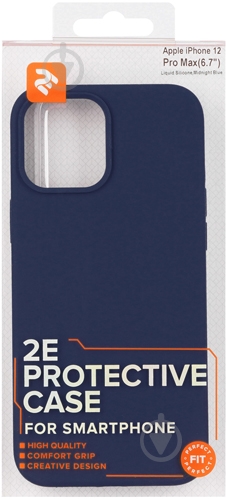 Чехол 2E для Apple iPhone 12 Pro Max (2E-IPH-12PRM-OCLS-MB) midnight blue - фото 3 Чехол 2E для Apple iPhone 12 Pro Max (2E-IPH-12PRM-OCLS-MB) midnight blue - фото 3