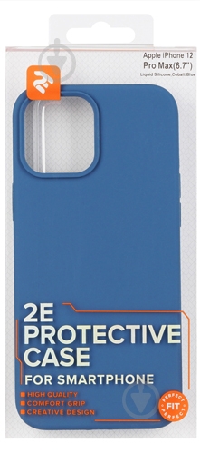 Чехол 2E для Apple iPhone 12 Pro Max (2E-IPH-12PRM-OCLS-CB) cobalt blue - фото 3