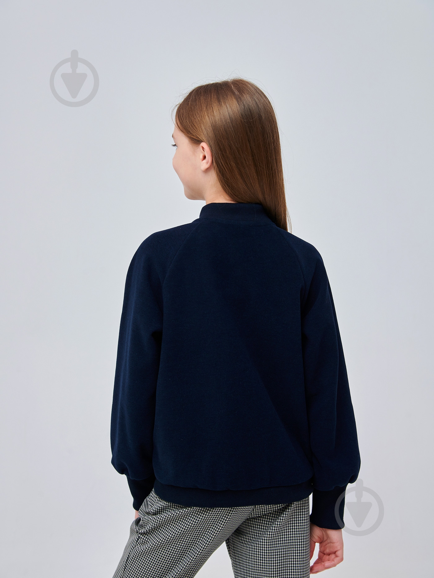 Джемпер для девочки Smil р.134 темно-синий 116609 - фото 2