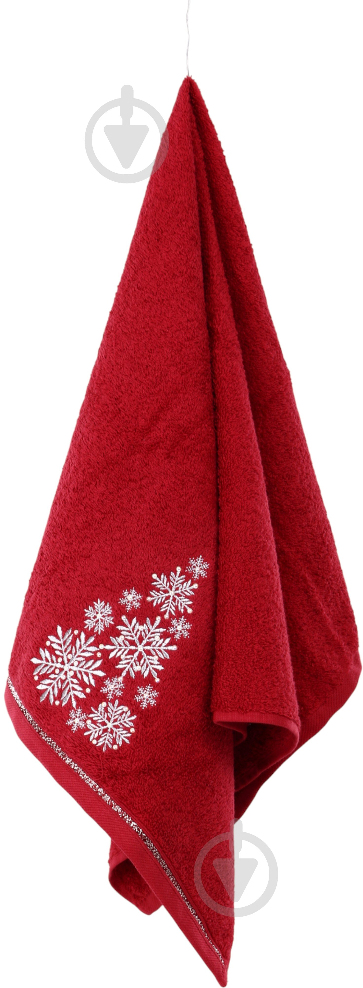 Набор полотенец махровых Sparkle 2 шт. 50x90 см красный/белый La Nuit - фото 3 Набор полотенец махровых Sparkle 2 шт. 50x90 см красный/белый La Nuit - фото 3