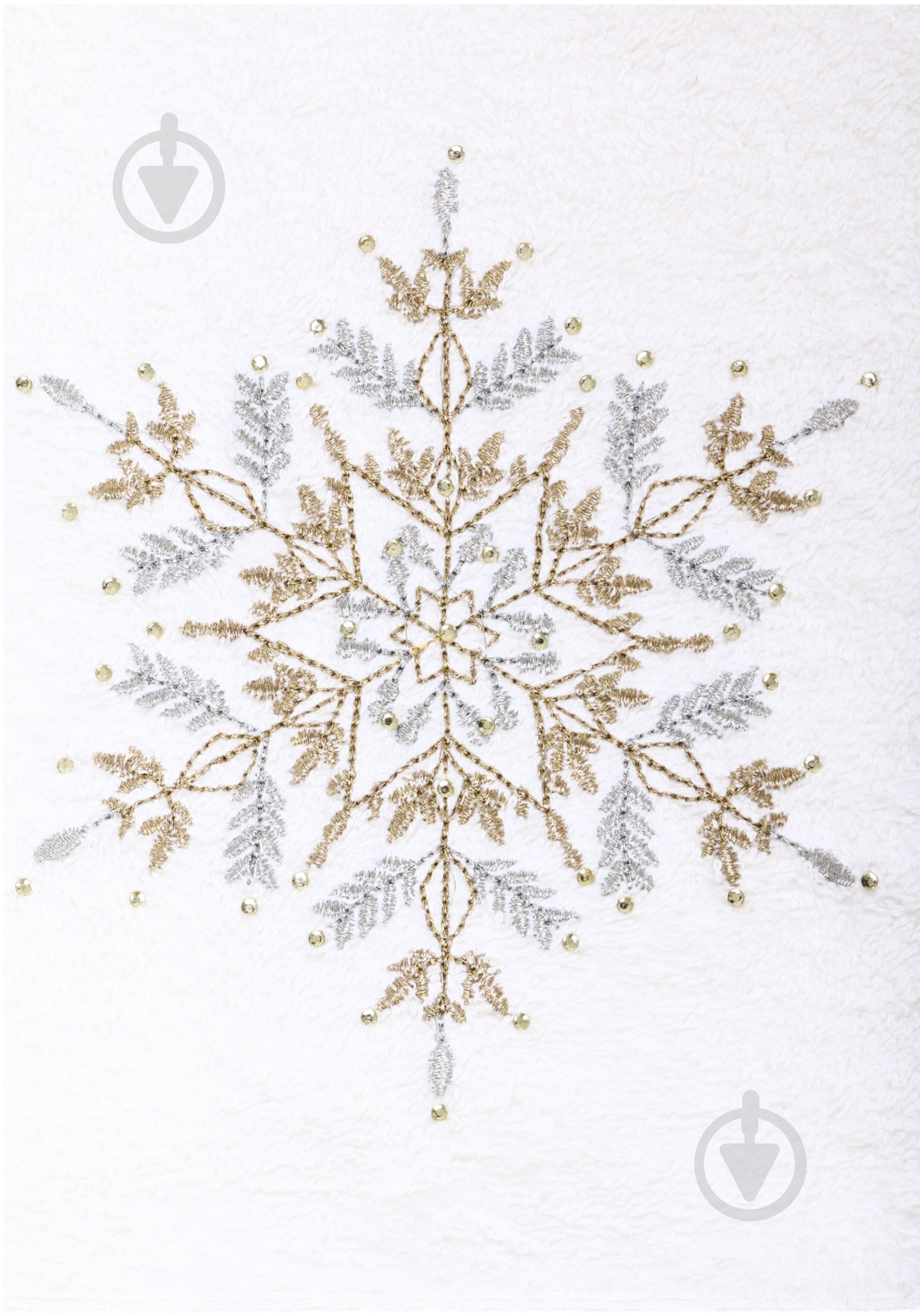 Набір рушників махрових Snowflake Magic 2 шт. 50x90 см зелений/білий La Nuit - фото 5 Набір рушників махрових Snowflake Magic 2 шт. 50x90 см зелений/білий La Nuit - фото 5