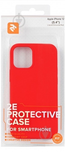 Чохол 2E для Apple iPhone 12 Mini (2E-IPH-12-OCLS-RD) red - фото 3