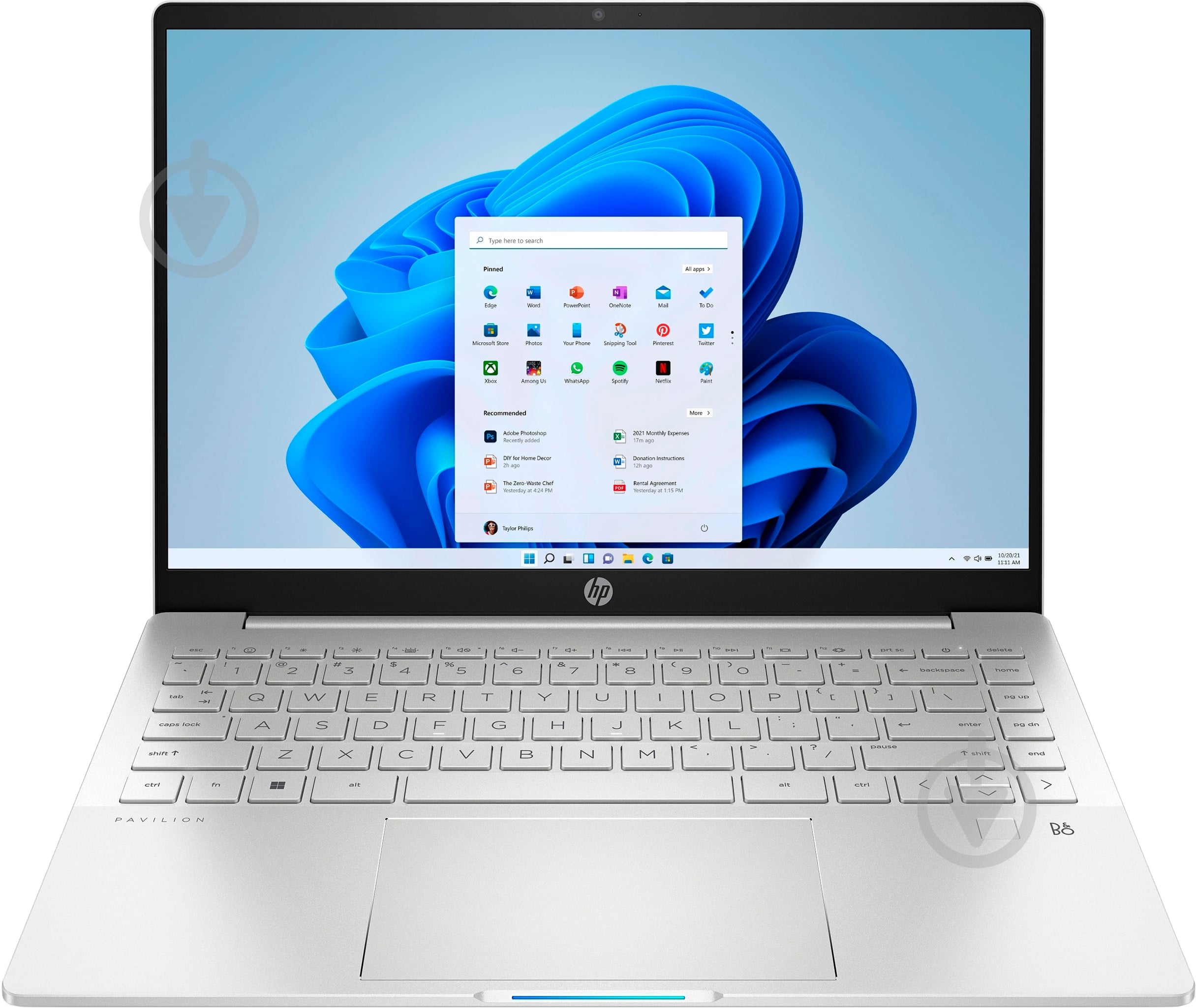 Ноутбук HP Pavilion Plus 14-eh1003ua 14" (825D7EA) natural silver - фото 1