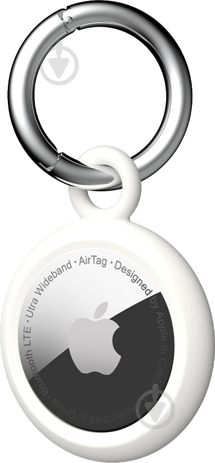 Чехол UAG для Apple AirTags Dot Keychain Marshmallow - фото 1