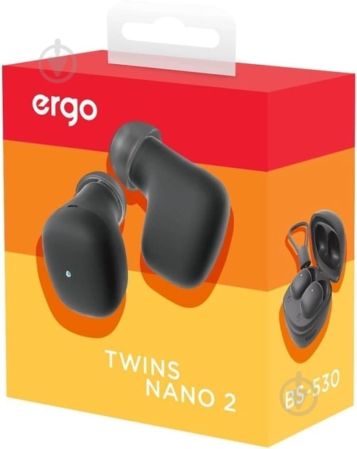 Навушники Ergo BS-530 Twins Nano 2 black (BS-530K) - фото 7