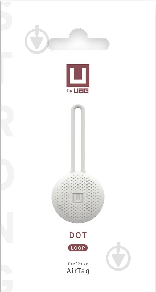 Чехол UAG для Apple AirTags Dot Loop Marshmallow - фото 5 Чехол UAG для Apple AirTags Dot Loop Marshmallow - фото 5