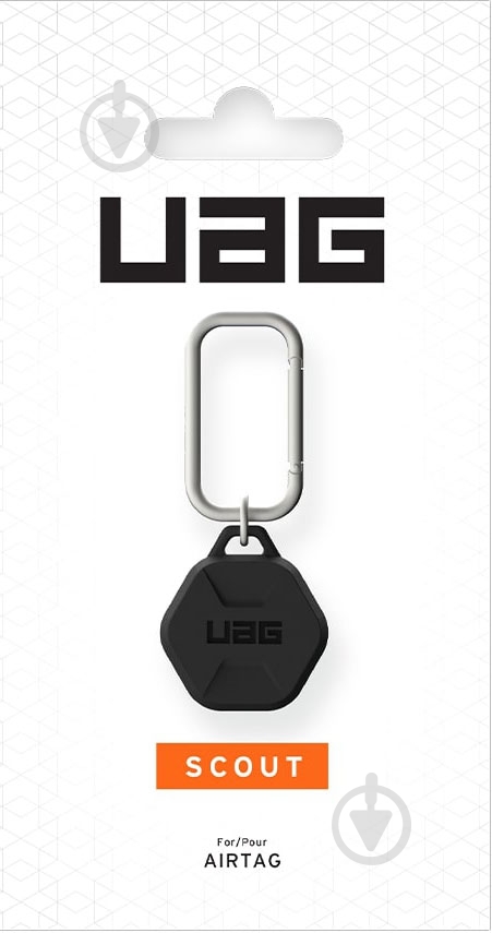 Чехол UAG для Apple AirTags Scout Black - фото 8